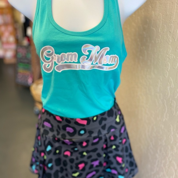 Grom Mom Skate Mom Racer Tanks Roller skate Skateboard - Picture 3 of 5